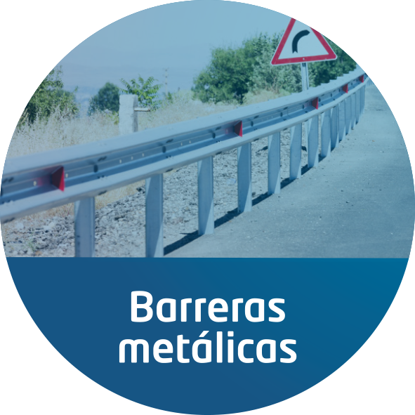 Barreras metálicas viales