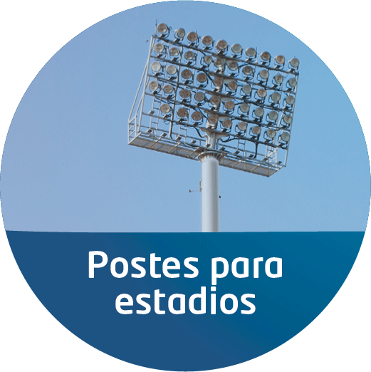 Postes de iluminación para estadios deportivos 