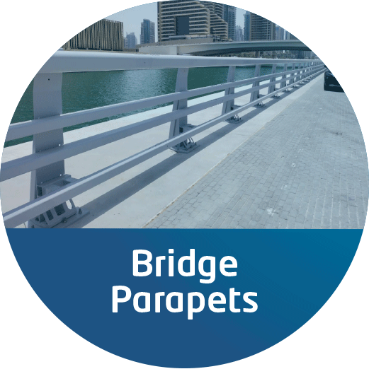 Bridge parapets